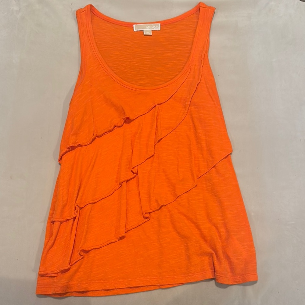 Michael Kors sleeveless orange tank top